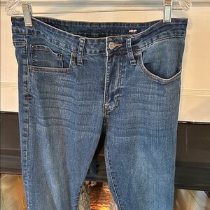 Izod Men's Dark Blue Slim Jeans